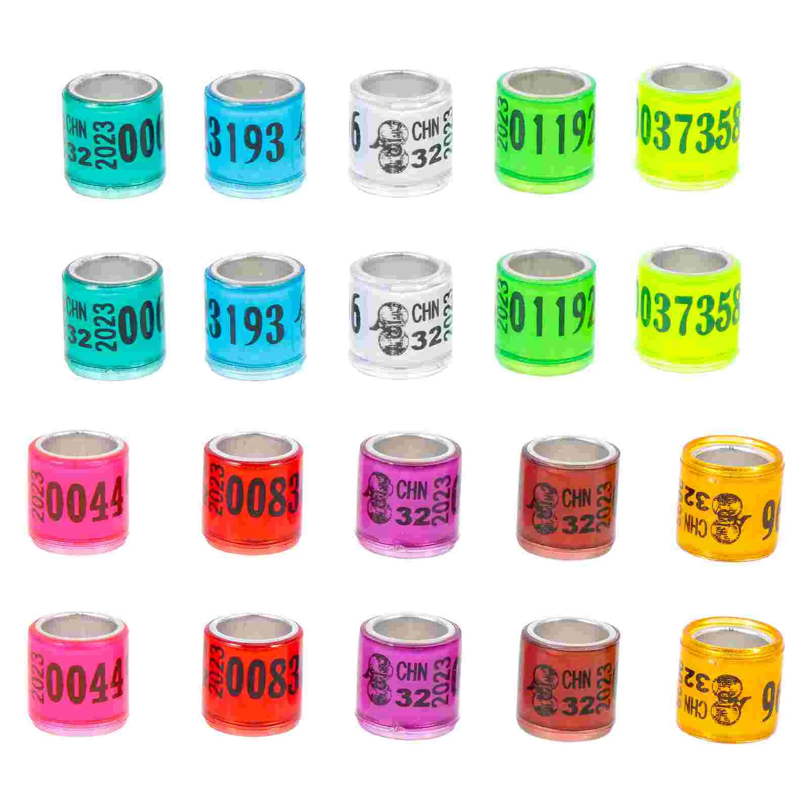 

Leg Pigeon Rings Bands Bird Foot Chicken Pigeons Marker Band Supplies Private Small Pet Poultry Identify Ring Distinguish Racing