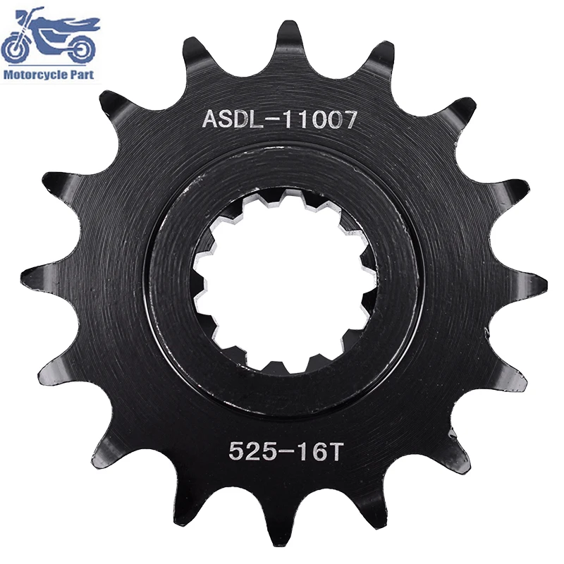 

525-16T 525 16-зубчатая передняя звездочка привода 16T для Honda CB600 CBF600 CBR600 F4 F 4i CBR900RR CBR1000 CRF1000 XL1000 NT1100