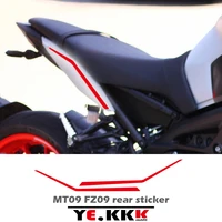 for yamaha mt09 mt 09 mt 09sp fz09 rear tail fairing sticker decals hollow line stickers custom color mt 09