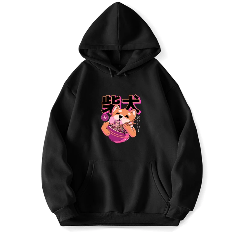 

Shiba Inu Hoodie Jumpers Hoodies For Men Clothes Sweatshirts Trapstar Spring Autumn Pullovers Pocket Korean Style Sweatshirt