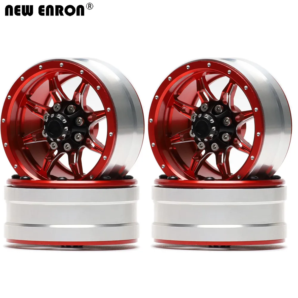 

NEW ENRON Aluminum Beadlock Wheel Rims 1.9" FIT For RC 1/10 TRX-4 CC01 TF2 AXIAL MST JIMNY 90046 90047 D90 D110
