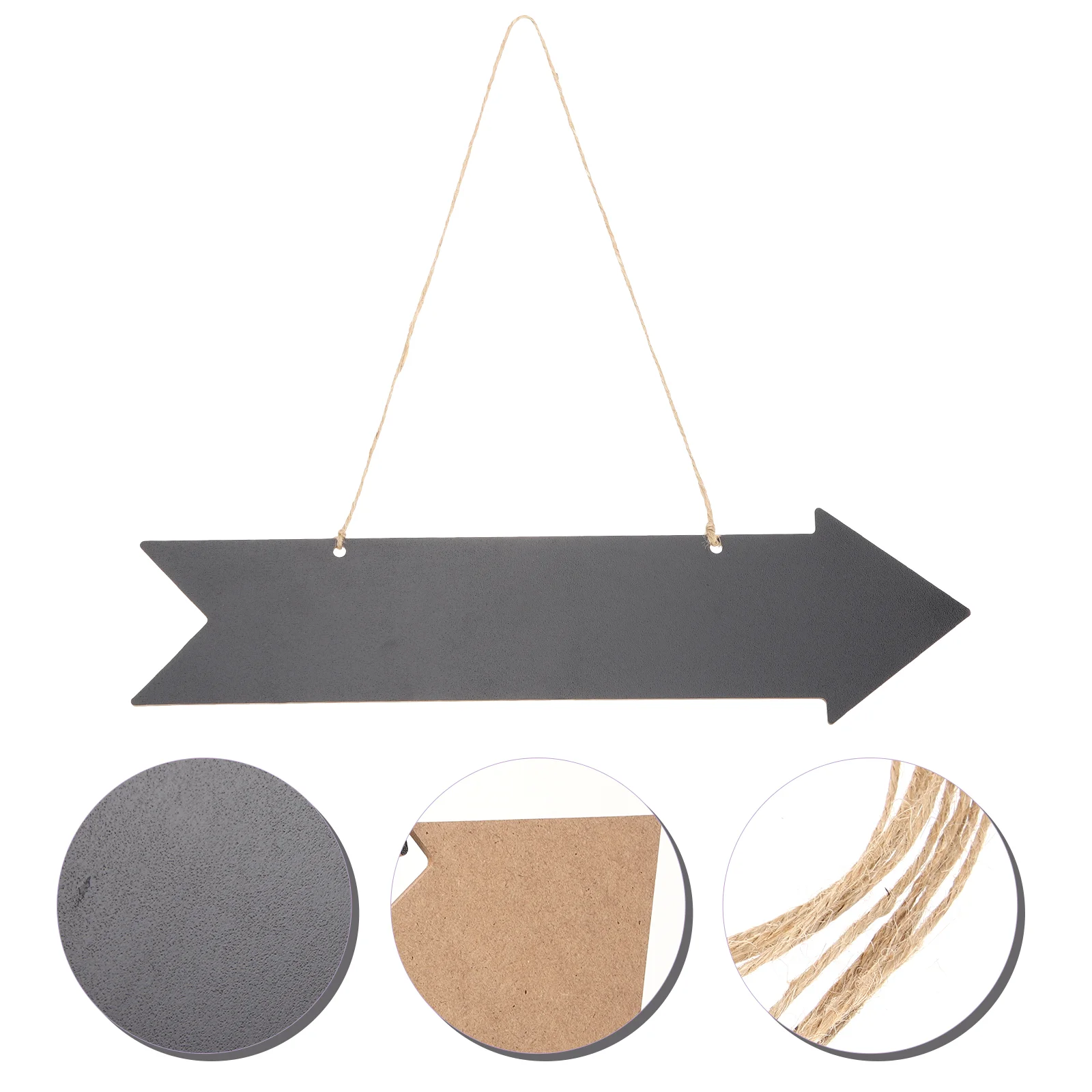 

Sign Signs Directions Wooden Door Pendant Double Side Chalkboard Blank Labels Panel