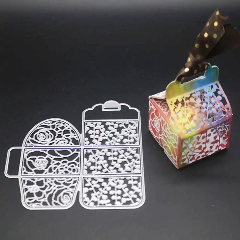 

3D Gift Box Metal Cutting Die Die Die Stencil for DIY Scrapbook Paper Album Photo Card Making Die Cutting Die
