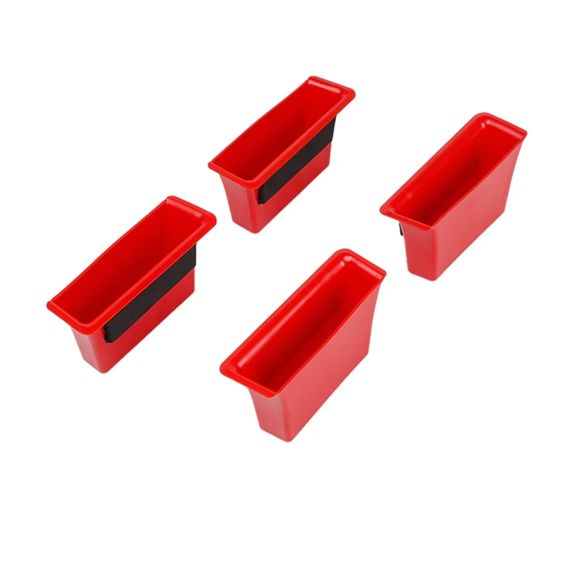 

Door Side Organizer Tray For Dodge Ram 1500 2010-2017, Driver And Front/Rear Passenger Armrest Pocket Insert 4 Pcs