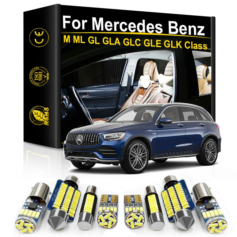 

Внутренняя светодиодный ная лампа для автомобилей Mercedes Benz CLA CLS CLK CLC C117 C218 C219 C208 C209 A209 CL203 C215 C216 C140, внутренняя лампа для автомобилей