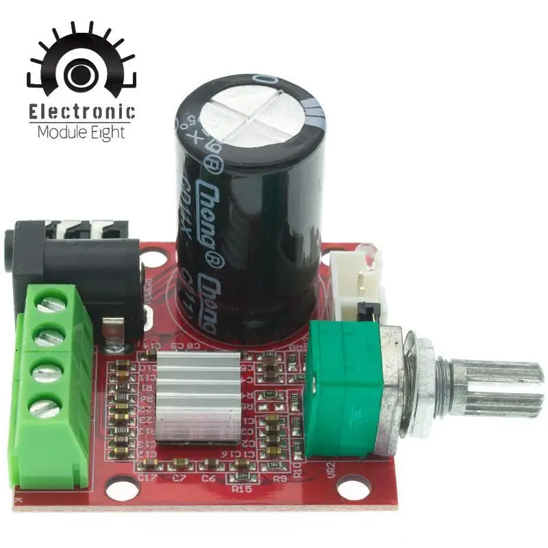 12 В Mini Hi-Fi PAM8610 аудио стерео усилитель платы 2X10W двухканальный D Класс по самой