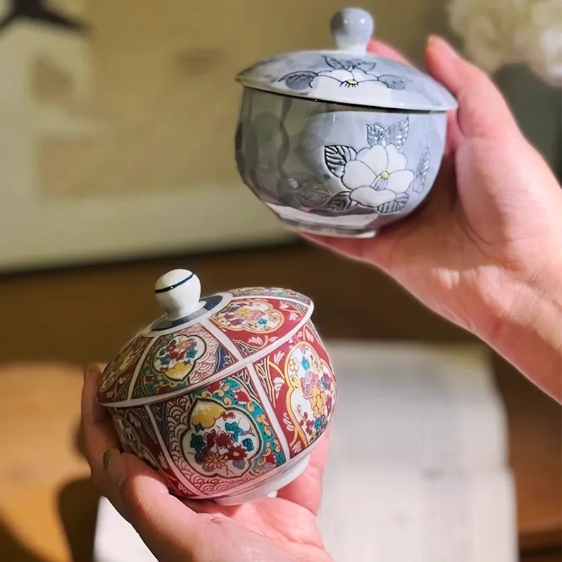 AhunderJiaz винтажная керамическая миска для десерта с крышкой французский дизайн