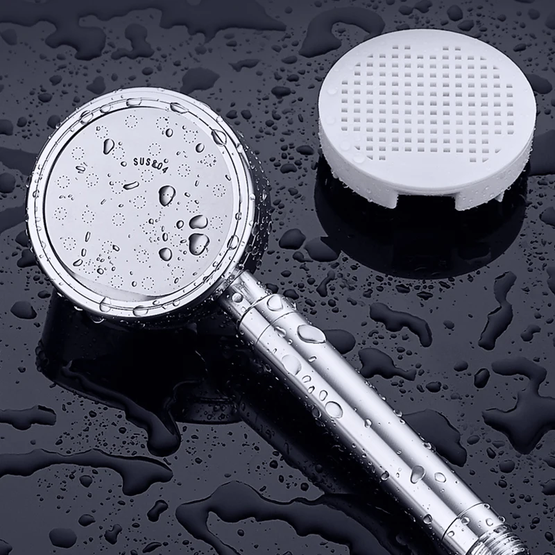 

Metal Aluminum Shower Head High Pressure Hose Filter Hand Held Shower Head High Pressure Chuveiro Bathroom Accessories JW50HS