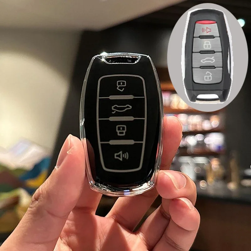 

Чехол для автомобильного ключа из ТПУ с 4 кнопками для Great Wall Haval Jolion 2022 H6 H7 H4 H9 F5 F7 F7X F7H H2S GMW Dargo