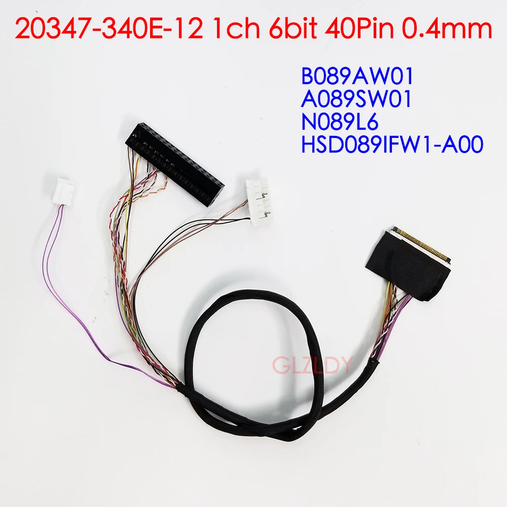 Кабель LVDS 20347-340E-12 1 канал 6 бит 40 контактов 0 4 мм для головного экрана B089AW01 A089SW01 N089L6