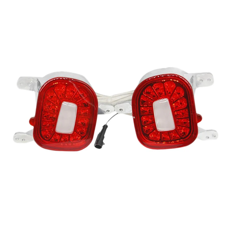 

Car Left Right Rear Bumper Red Fog Light Parking Warning Reflector LED Taillights For Jeep Renegade 2015-2019