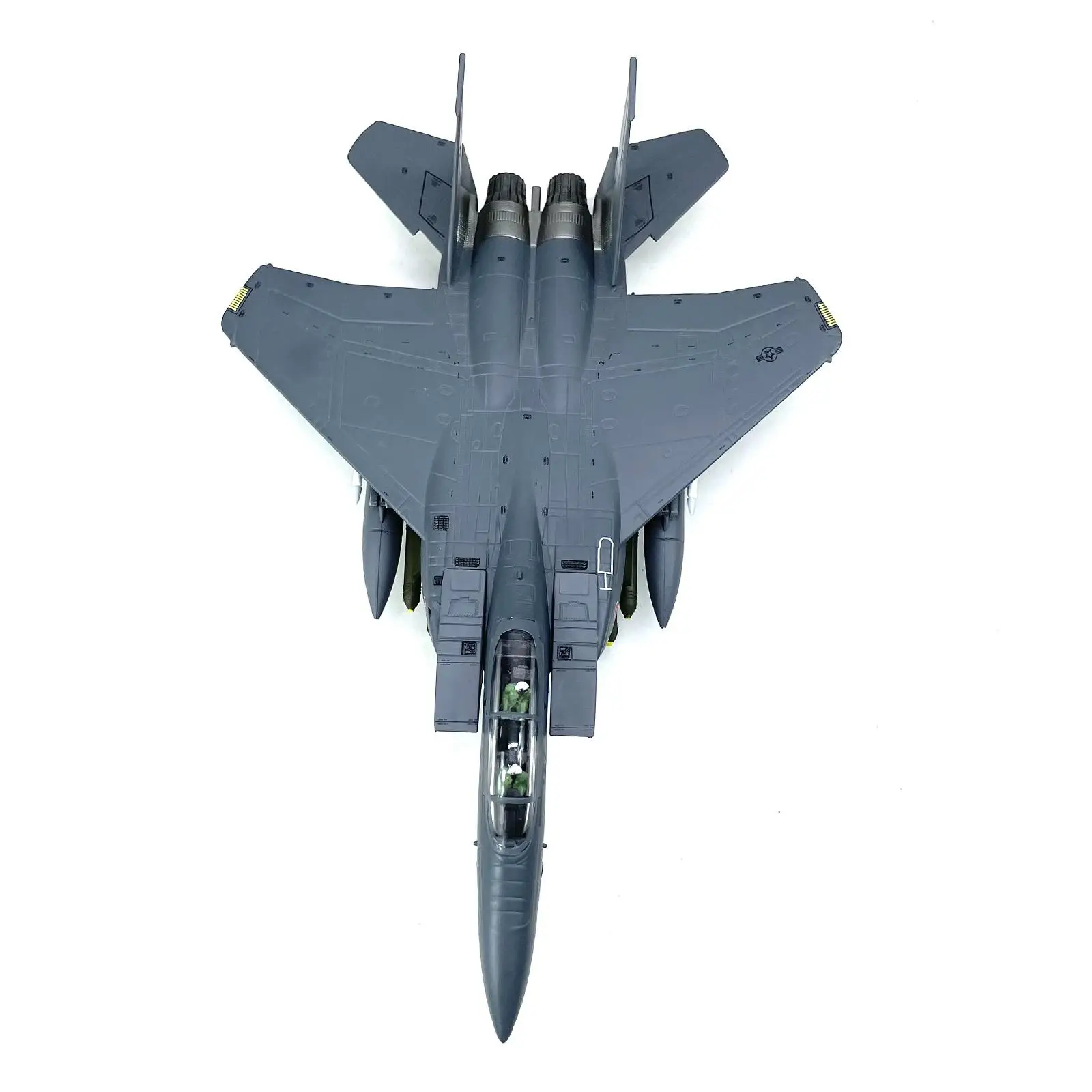 

1/100 F 15E Fighter Aircraft Plane Model Miniature with Stand Collectables