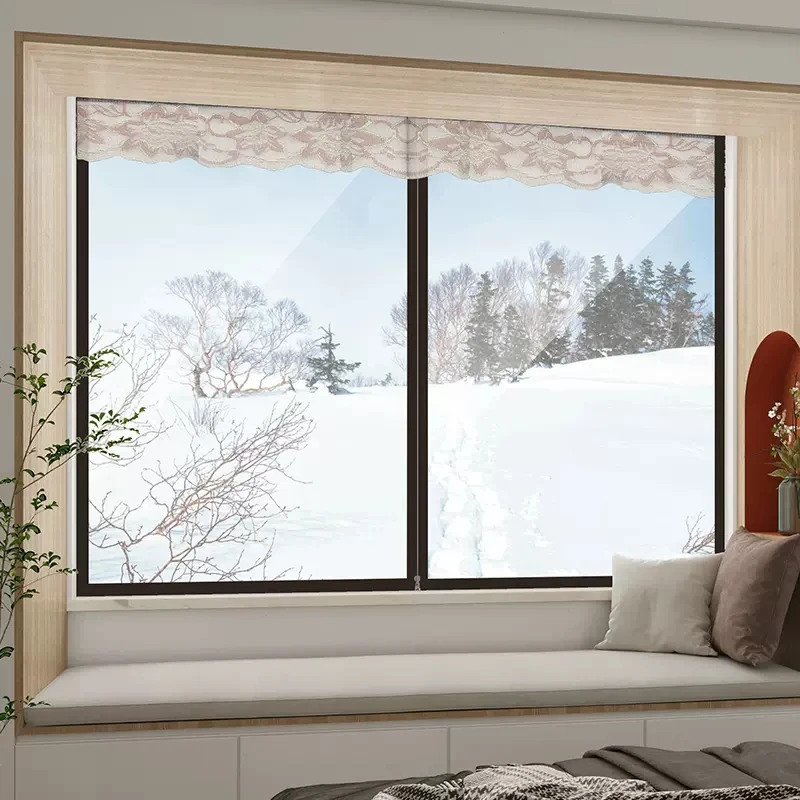 

Warm curtain in winter, sealed window, windproof bedroom thickened warm curtain, thermal insulation film, antifreeze wind shield