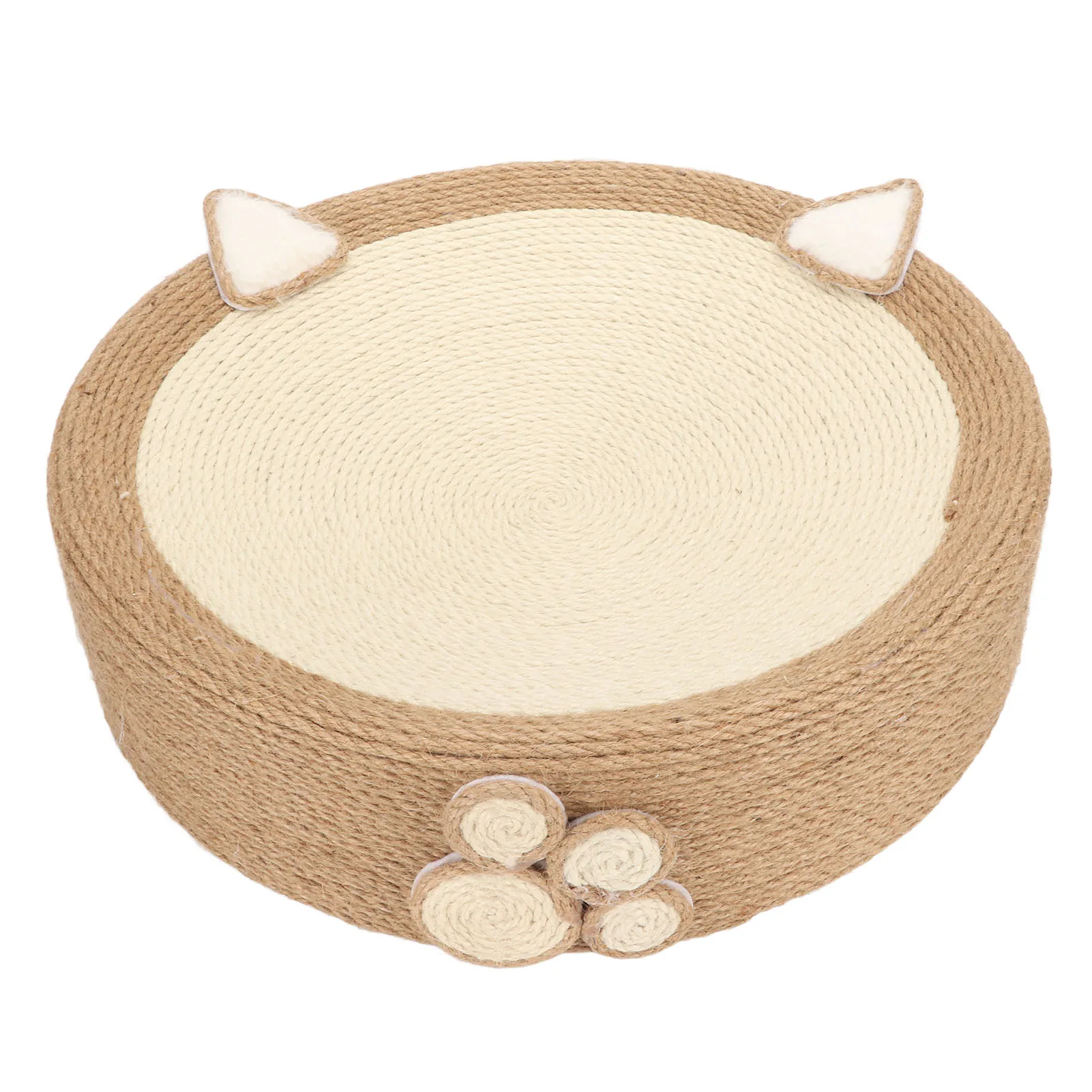 Round Cat Scratcher Board Wear Resistant Grinding Claws Cardboard Reusable Cat Toy Cats Scratching Board Pet Supplies