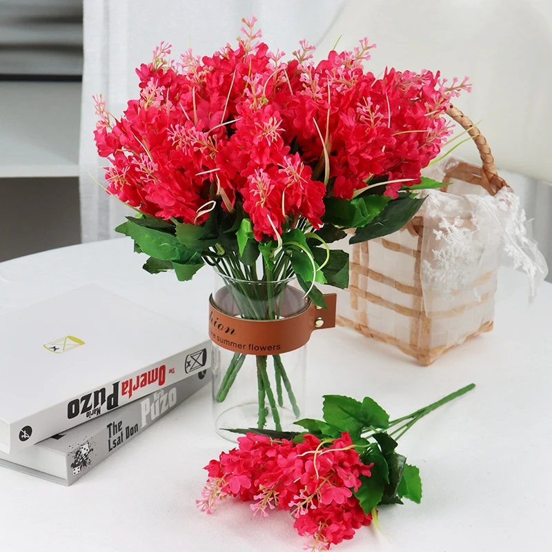 Искусственные цветы 35 см гиацинт искусственные растения | Дом и сад