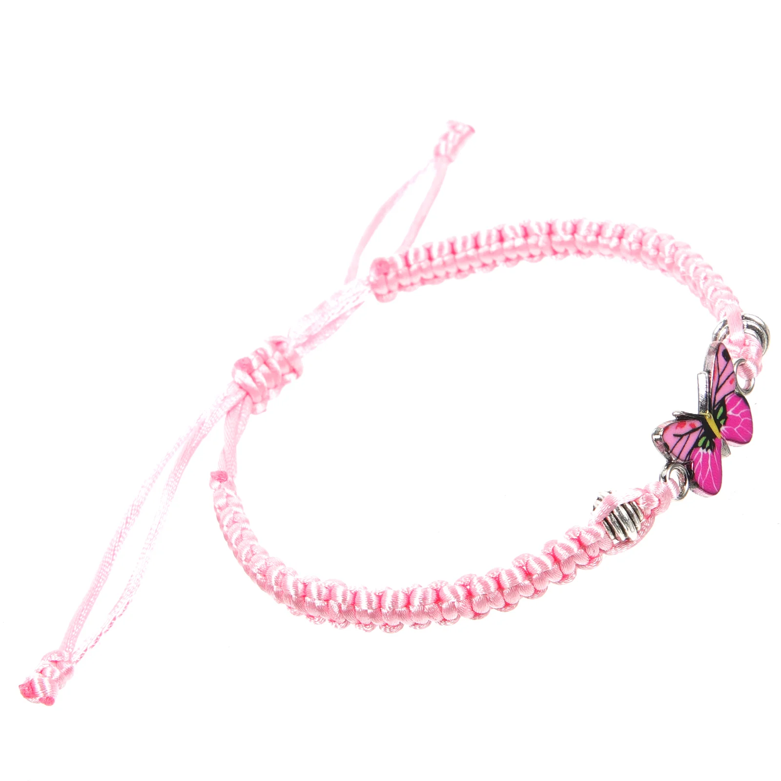 

Butterfly Charm Bracelet Woven Adjustable Bracelet Women Butterfly Bracelet for Girl