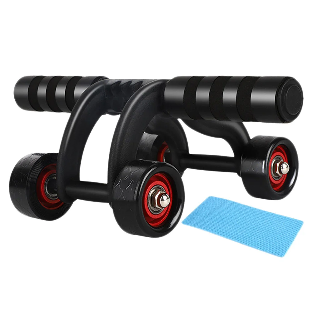 

Beauty Body Tool Abdominal Fitness Bearing Four-wheel Muscle Training Roller Exercise Wheel Gym Equipment for Man Woman Home