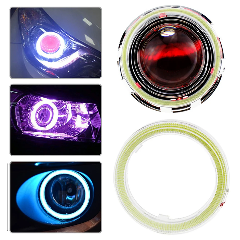 

1 Pair LED Angel Eyes Bulb Halo Ring Lamp Car Daytime Running Light DRL Fog Light 12-24V Styling Light Decorative Lights