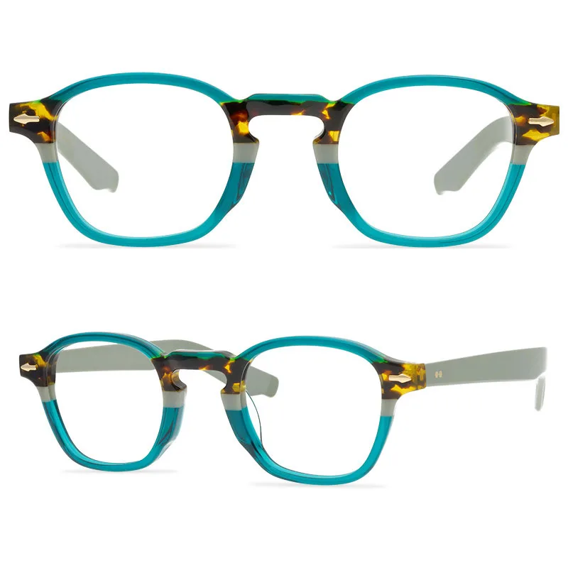 

High Grade Square Acetate Vintage Reading Glasses Frame Women Men Myopia Optical Eyewear Spectacle Prescription Eyeglass Frames