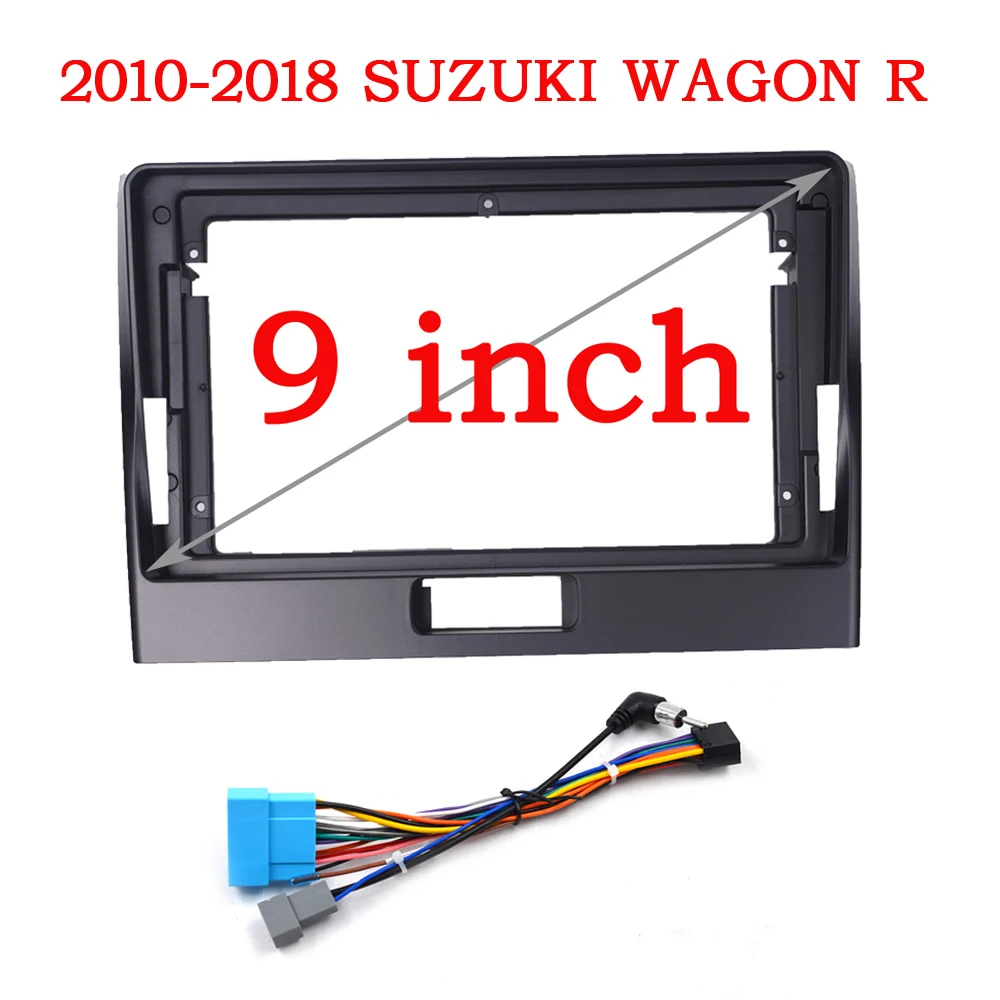 Автомобильный радиоприемник RSNAVI 9 / 10 дюймов комплект отделки для Suzuki Wagon R 2010-2019