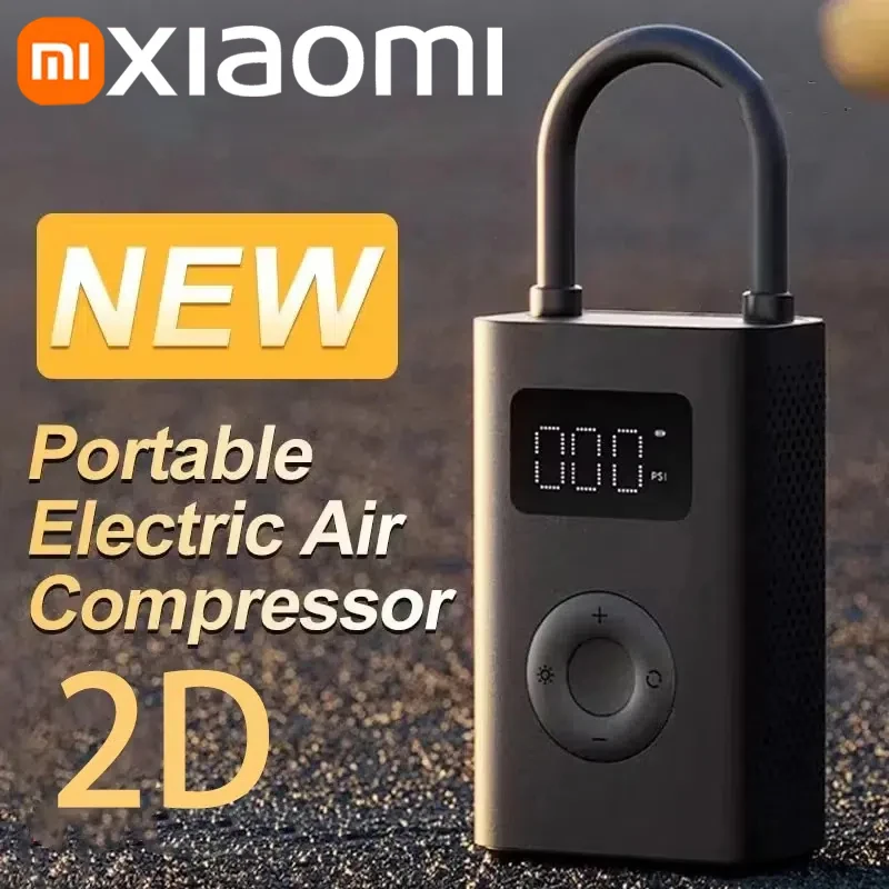 

Xiaomi Mijia Надувной Treasur Воздушный Компрессор 2D 2000 мАч Портативный Надувной Воздушный Насос 2D Для Велосипеда Автомобиля Мотоцикл Мяч 2025 Новый
