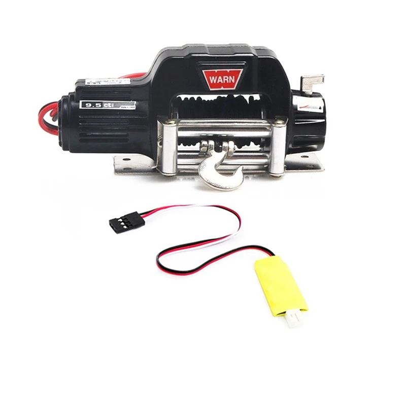 

Metal Automatic Winch With 3CH Control Cable For 1/10 RC Crawler Car Axial SCX10 TRAXXAS TRX4 RC4WD D90 Upgrade Parts