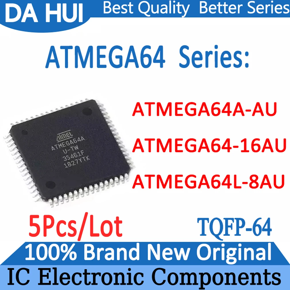 

ATMEGA64A-AU ATMEGA64-16AU ATMEGA64L-8AU ATMEGA64A AU ATMEGA64 16AU ATMEGA64L 8AU ATMEGA64A ATMEGA64 ATMEGA64L IC MCU Chip TQFP