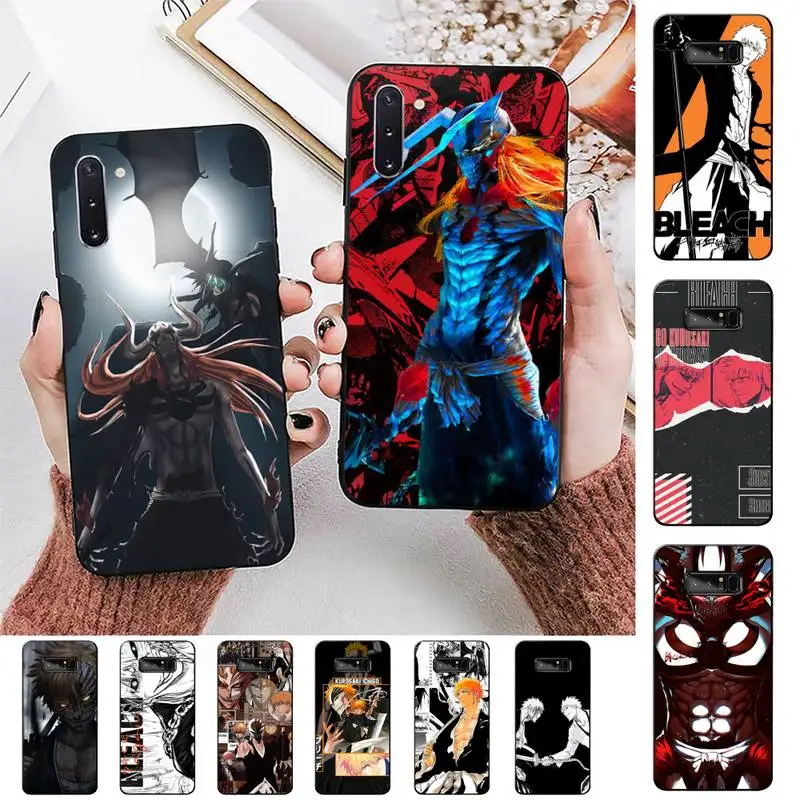 

Anime Bleach Kurosaki Ichigo Phone Case for Samsung Note 5 7 8 9 10 20 pro plus lite ultra A21 12 72