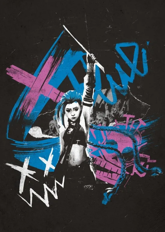 

Плакат Arcane Season 2 Jinx VI