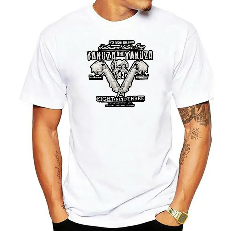 

Men T shirt Yakuza Shirt Tattoo Shop funny t-shirt novelty tshirt women