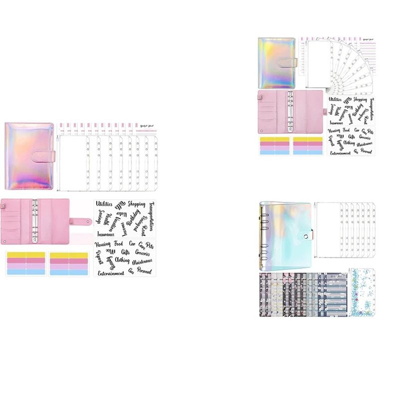 

Budget Binder Set - Budget Binder With Cash Envelopes, Cash Organizer Money Saving Binder Cash Envelopes For Budgeting