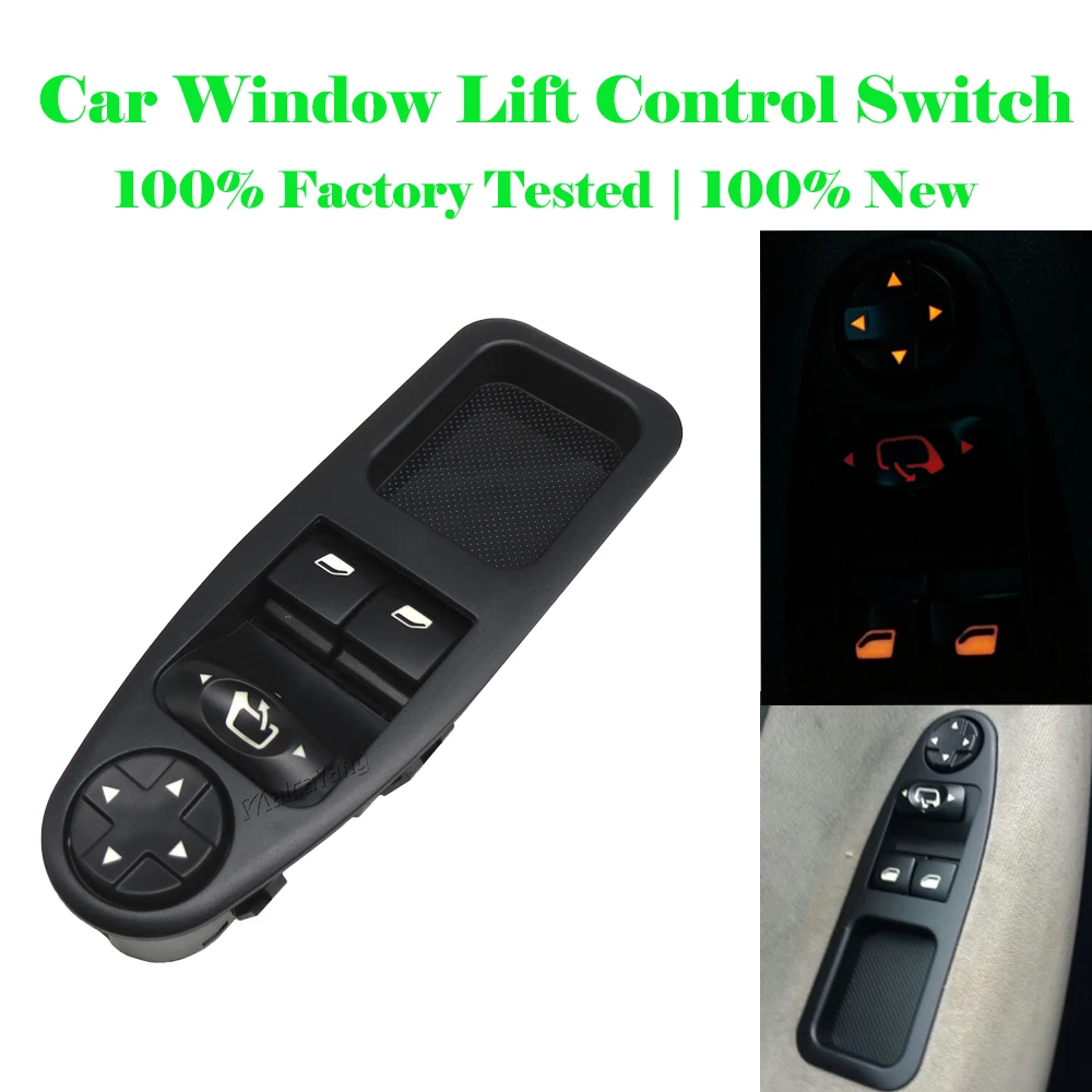 

High Quality 13-Pins Power Window Switch Button 6554.ZJ 6554ZJ For Fiat Scudo Citroen Dispatch Jumpy Peugeot Expert 2007-2016