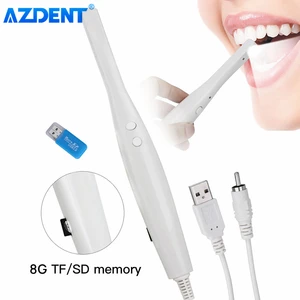 AZDENT Dental Digital Oral Endoscope Intraoral Camera 6/8 White Cold LED Light High Resolution Lates