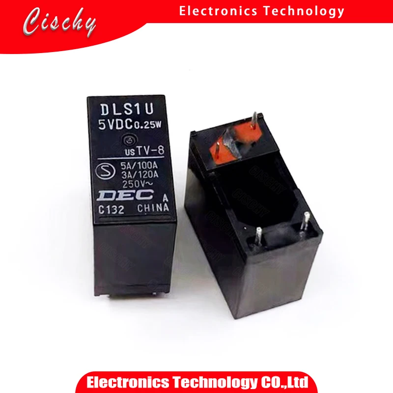 

1 шт. DLS1U 5VDC 0,15 W 5A реле мощности 4PIN DEC