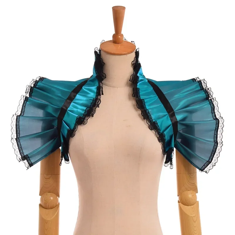 Викторианская шаль болеро с воротником в стиле стимпанк пиратский косплей