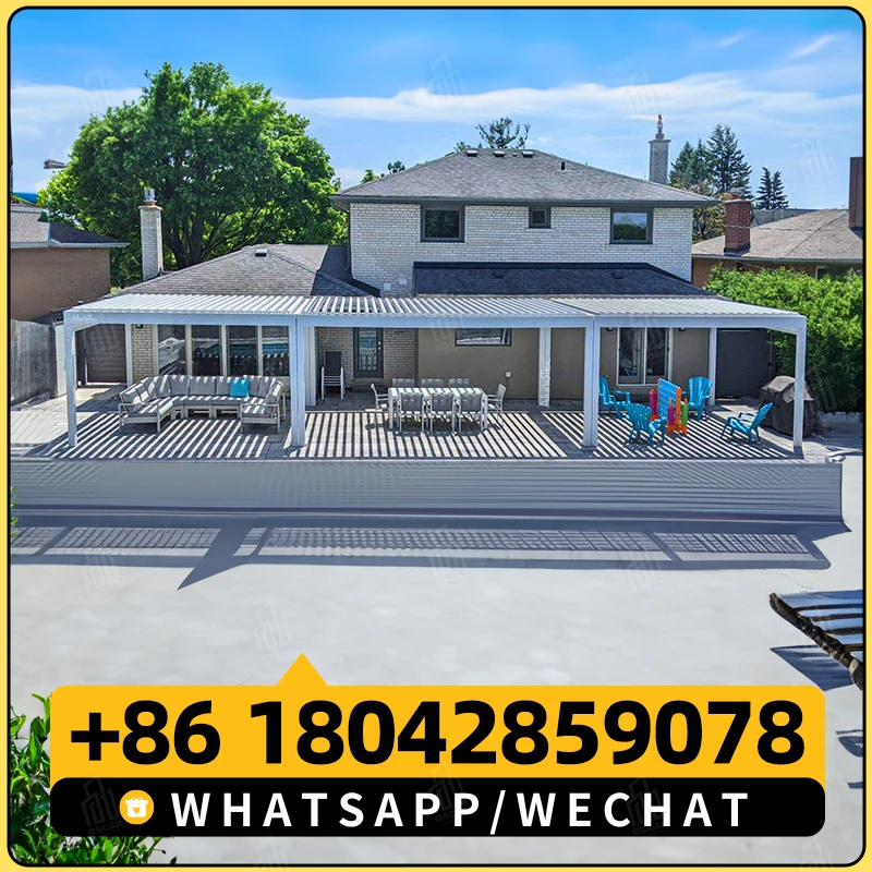 AlunoTec чехол для патио навес водостойкий биоклиматический солнцезащитный козырек