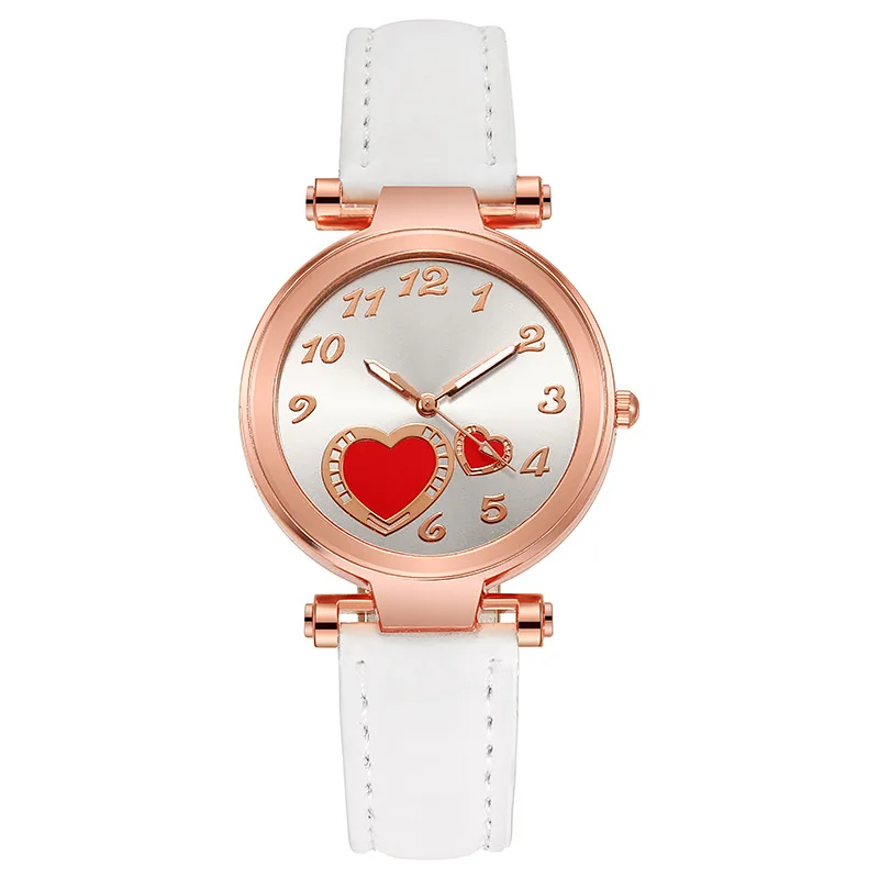 Fashion Women Leather Casual Watch Quartz Wristwatch Luxury Women's Casual Watches Female Watch Women Wrist Watches Mujer