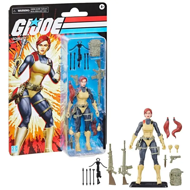 Фото Hasbro GI Joe Classified Series Ретро Cardback Scarlett Duke Recondo Коллекционная 6-дюймовая фигурка игрушки с аксессуарами в подарок №2