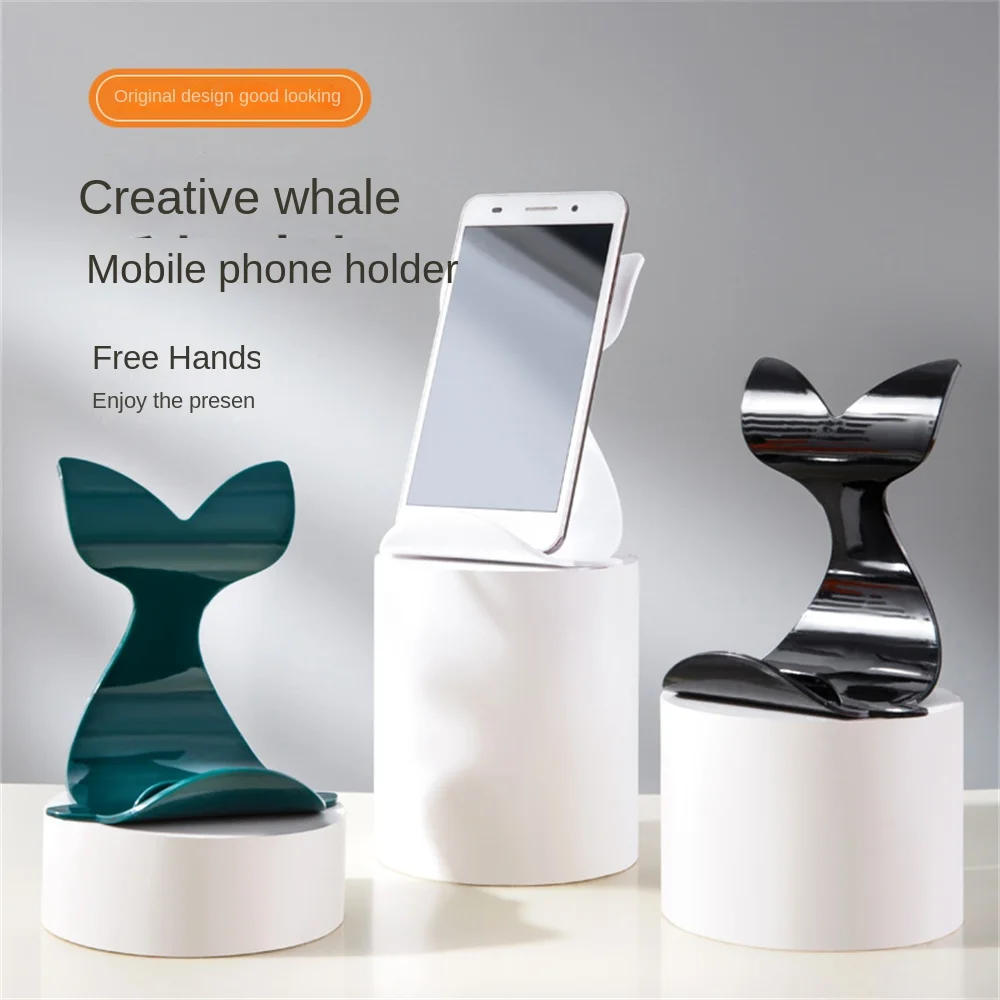 

Mini Within 4-10.5 Inches Lazy Plate Support Bracket Whale Desktop Universal Desktop Ornament Base Mobile Phone Holder Creative