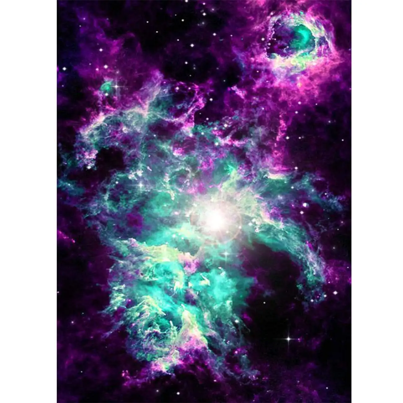 

5D Diamond Painting Purple Star Full Drill by Number Kits, DIY Diamond Set Arts Craft Decorations 50x65cm