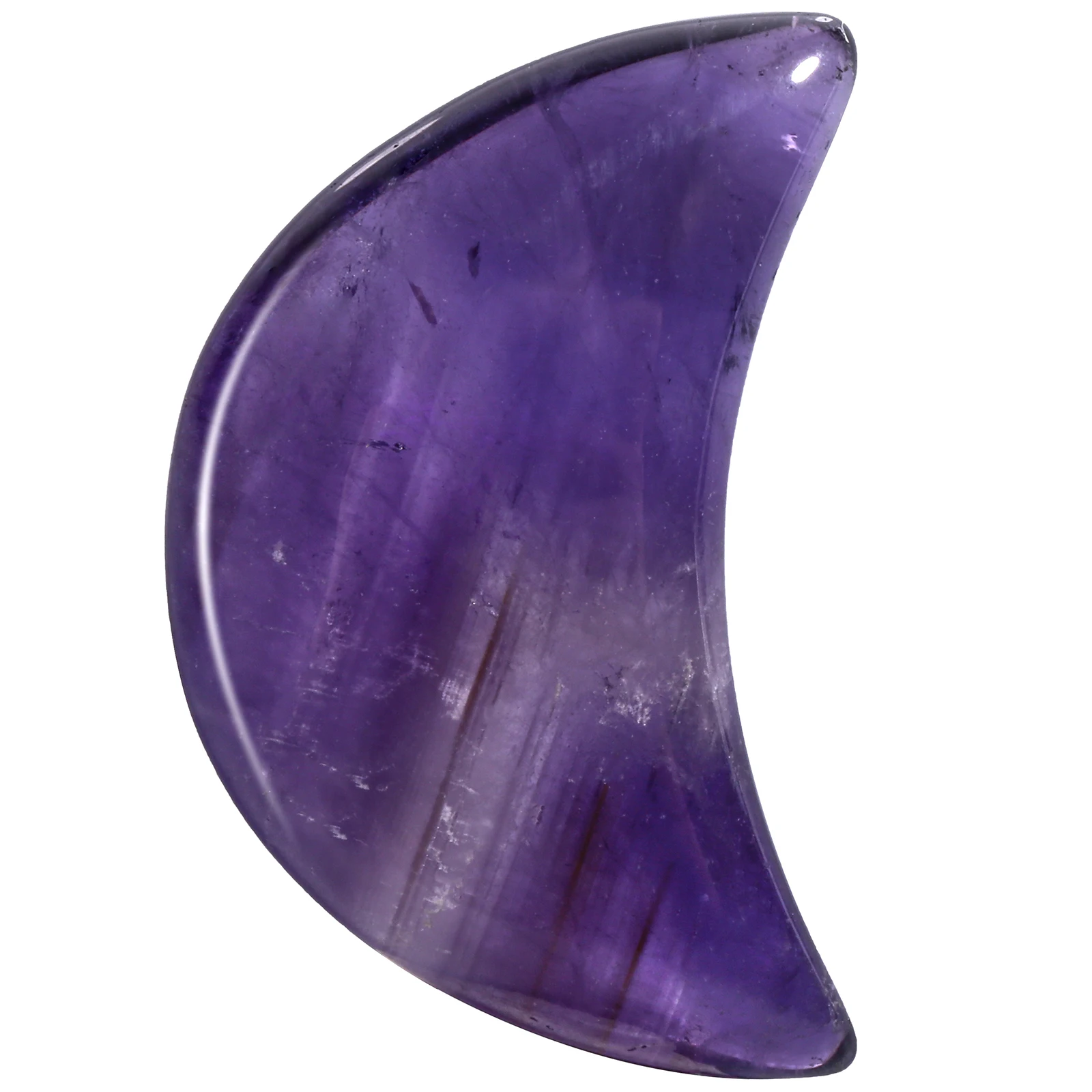 5pcs Moon Shape Healing Crystal Polished Worry Stone Reiki Sodalite  Palm Stone For Chakra Balancing Jewelry Making Home Decor