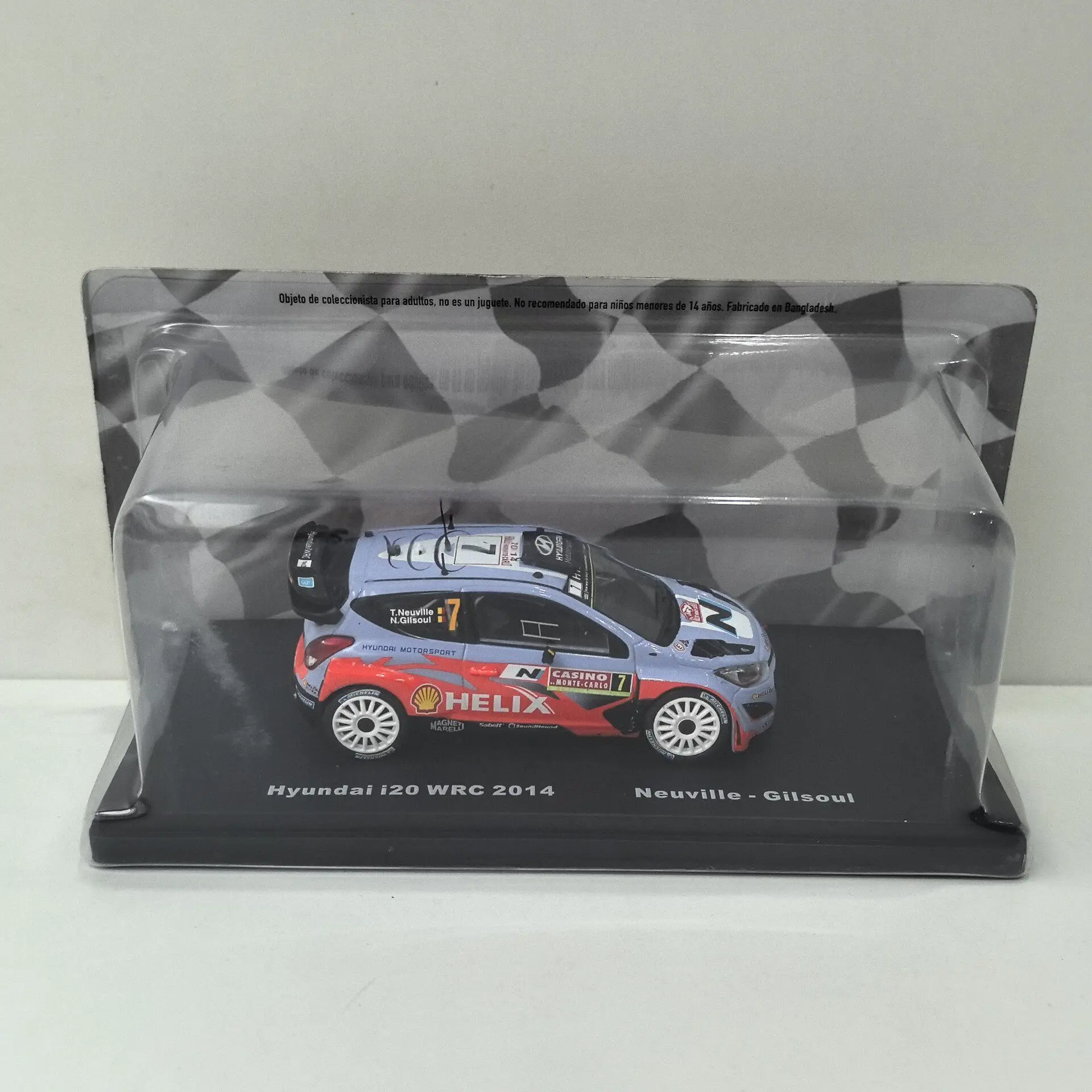 Фото Модель IXO 1/43 HYUNDAI I20 WRC #   Модель гоночного автомобиля 7 2021 из сплава 5А №1