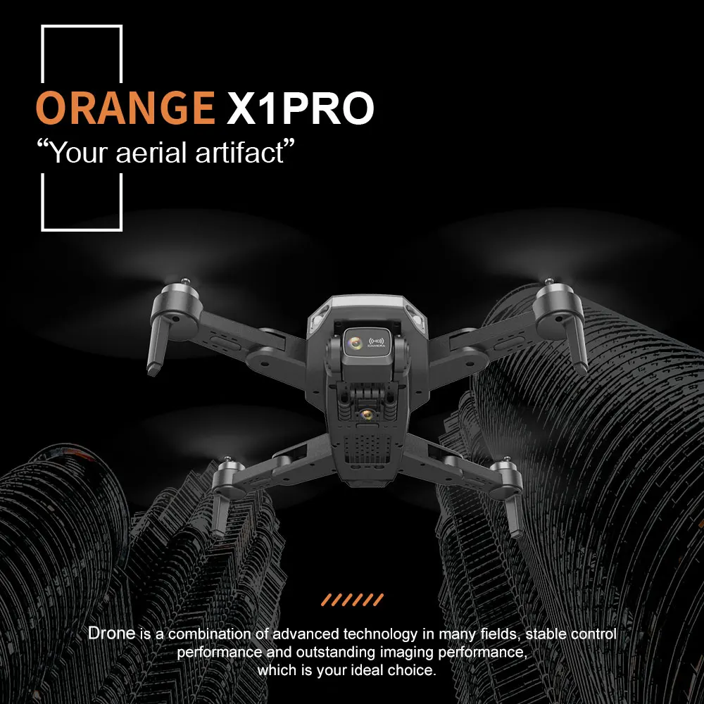

Brushless Motor X1 PRO Mini Drone 6K HD Dual Camera 3000m GPS 5G WIFI 2.4G RTF Headless RC Quadcopter Gesture Photo for Adults
