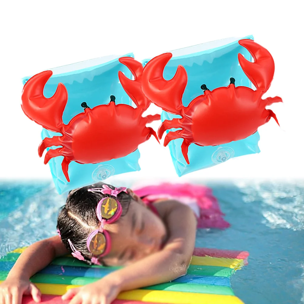 

Lovely Arm Ring Practical Crab Pattern Safety Float Ring for Swimming Safety Training Kids Baby