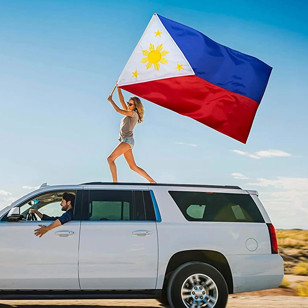 90*150см Флаг Украины Филиппины без флагштока Декорация для дома флаг баннер Чемпионат Европы 2022.