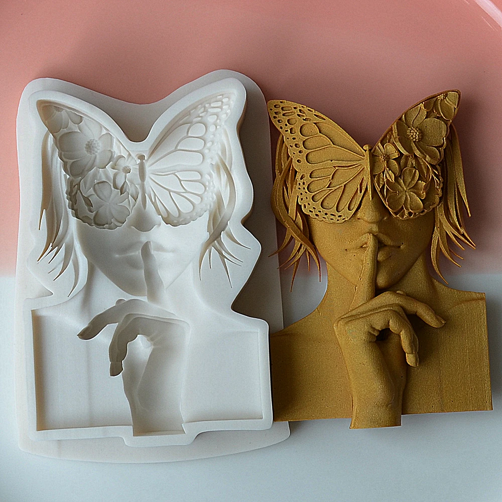 3D маска-бабочка Мужская силиконовая форма свадебный торт конфеты инструмент для