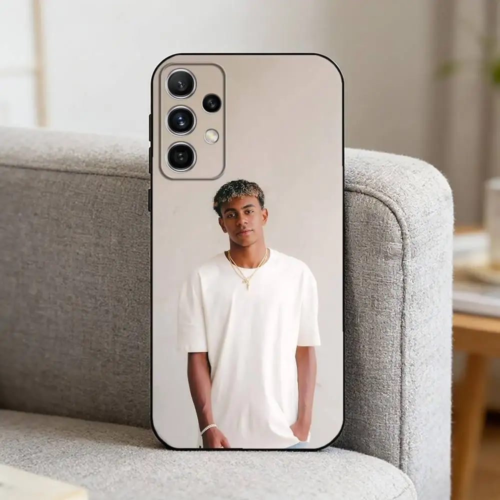 Фото Чехол для телефона F-Football 19 L-Lamine Yamal для Samsung S25, S24, S21, S22, S23, S30, Ultra, S20, Plus, FE, Note, 10, 9, 5G, черный №2