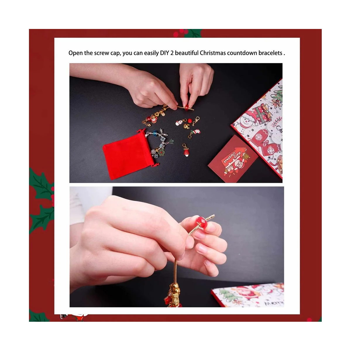 Календарь с рождественскими мотивами календарь обратным отсчетом для девочек на