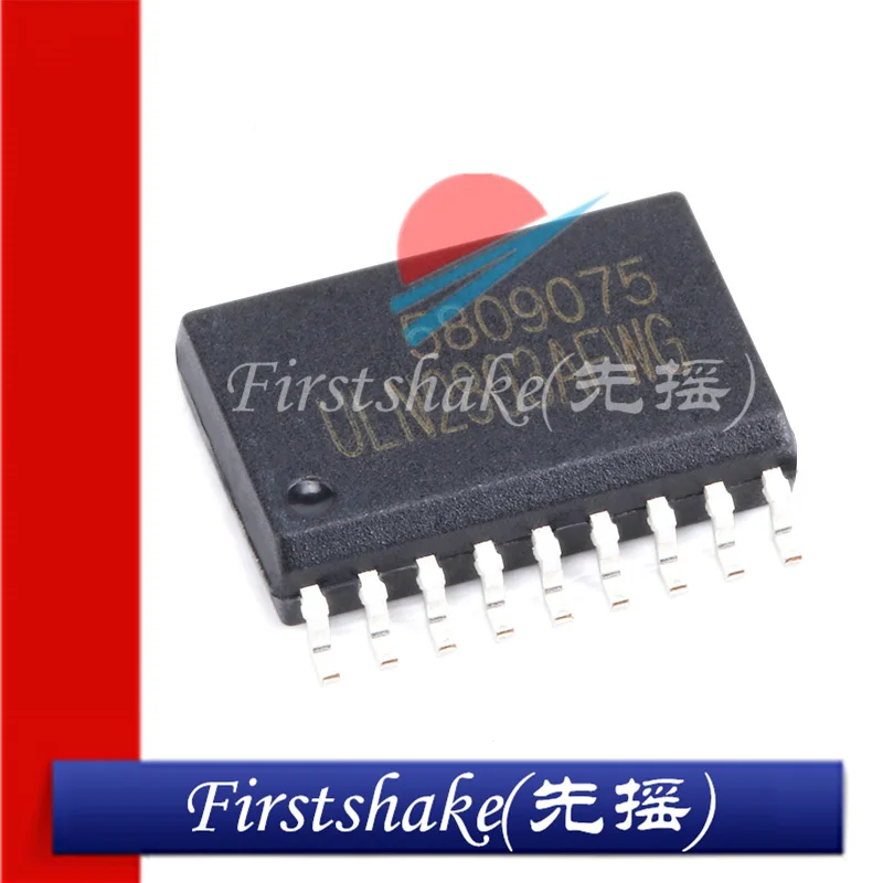 

5pcs/lot ULN2803AFWG SOIC-18 LN2803AG 7.2mm Darlington transistor array chip 8NPN New Original