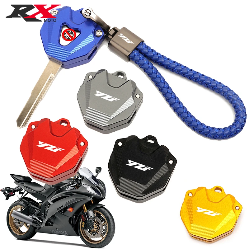 

Крышка для ключа CNC мотоцикла, чехол для ключей, крышка, чехол для YAMAHA YZF-R3 7YZF R125 R1 R1M R3 R6 R7 R15 R25, аксессуары, брелок
